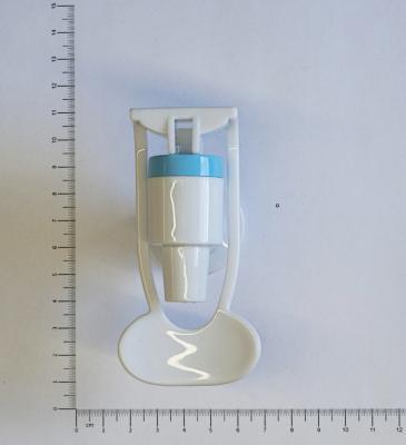 Кран синий с внутренней резьбой к 16L/HL (нажим чашкой), белый корпус